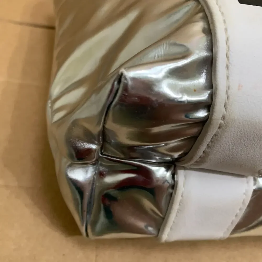PACO RABANNE X SeaTrees Colab Vintage Carbon Neutral Metallic Silver Vinyl Tote